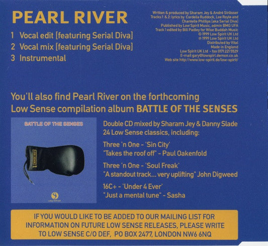 Three 'N One Presents Johnny Shaker : Pearl River (CD, Single)