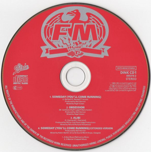FM (6) : Someday (You'll Come Running) (CD, Single)