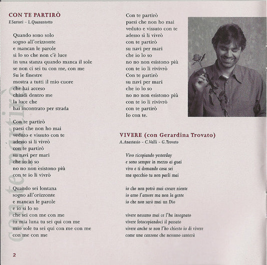 Andrea Bocelli : Romanza (CD, Comp)