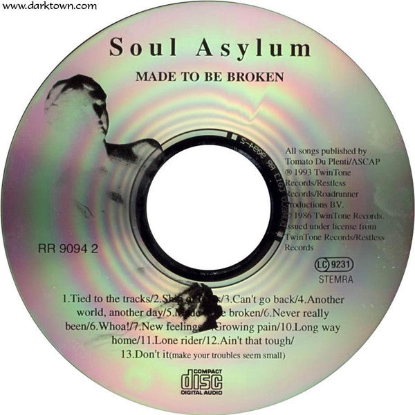 Soul Asylum (2) : Made To Be Broken (CD, Album)
