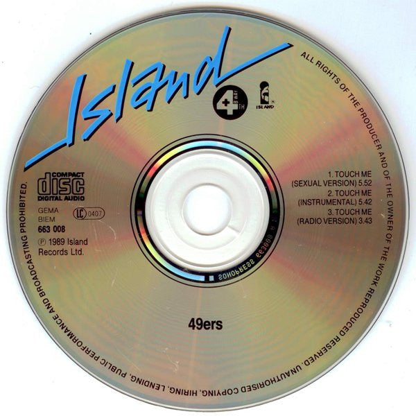 49ers : Touch Me (Sexual Version) (CD, Maxi)