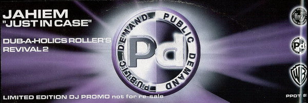 Jaheim : Just In Case (Dub-A-Holics Roller's Revival 2) (12", Ltd, Promo)