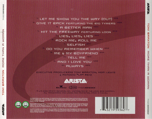 Toni Braxton : More Than A Woman (CD, Album, Copy Prot.)