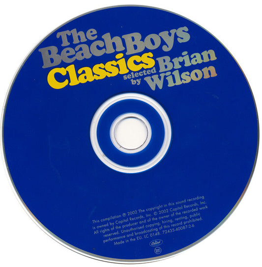 The Beach Boys : Classics Selected By Brian Wilson (HDCD, Comp)