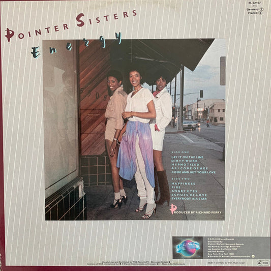 Pointer Sisters : Energy (LP, Album)