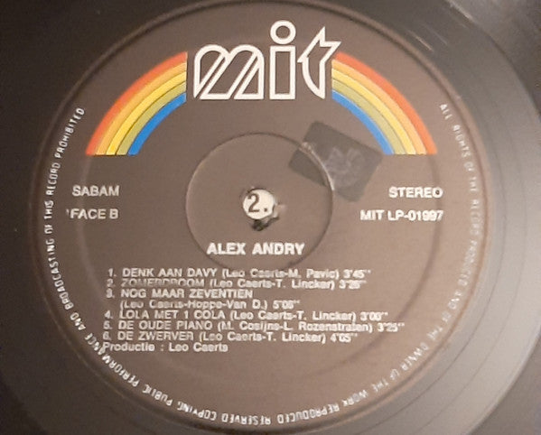 Alex Andry : Weet Je Nog ... (LP, Album)