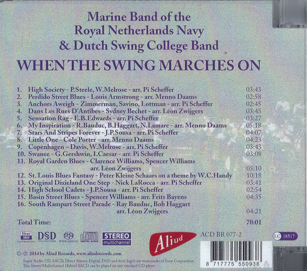 De Marinierskapel der Koninklijke Marine, The Dutch Swing College Band : When The Swing Marches On (SACD)