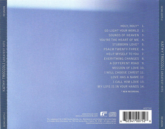 Kathy Troccoli : Greatest Hits (CD, Comp)