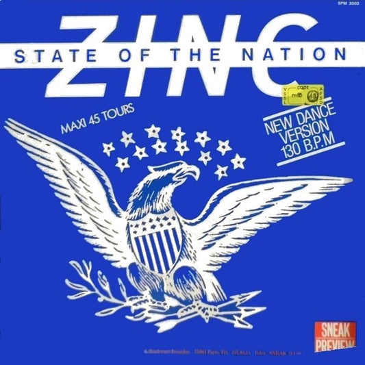 Zinc (2) Featuring Sherwin (2) : State Of The Nation (12")