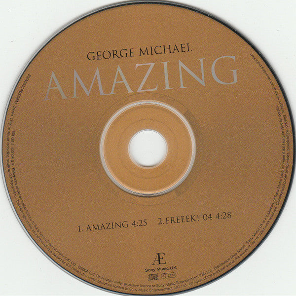 George Michael : Amazing (CD, Single)