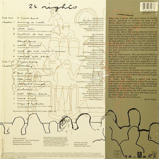 Eric Clapton : 24 Nights (Laserdisc, 12", NTSC, CLV)