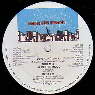 David Sea : Love C.O.D. (12")