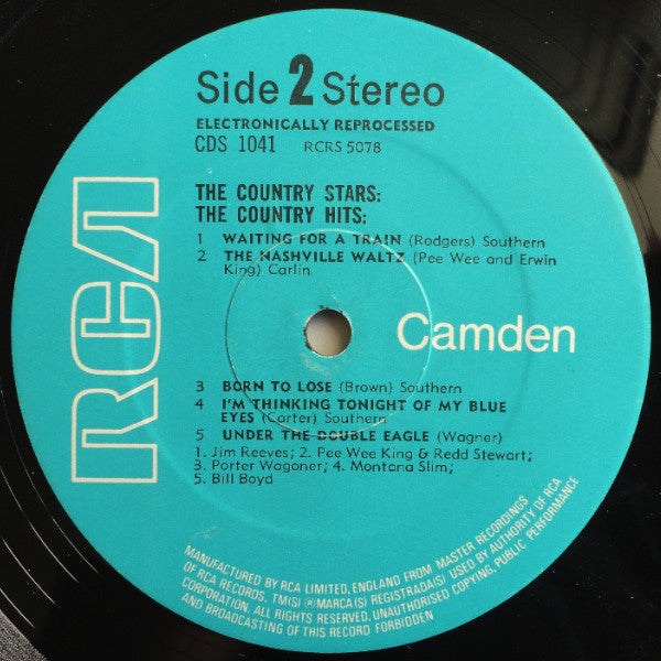 Various : The Country Stars, The Country Hits (LP, Comp)