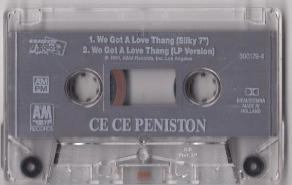 Ce Ce Peniston : We Got A Love Thang (Cass, Single)