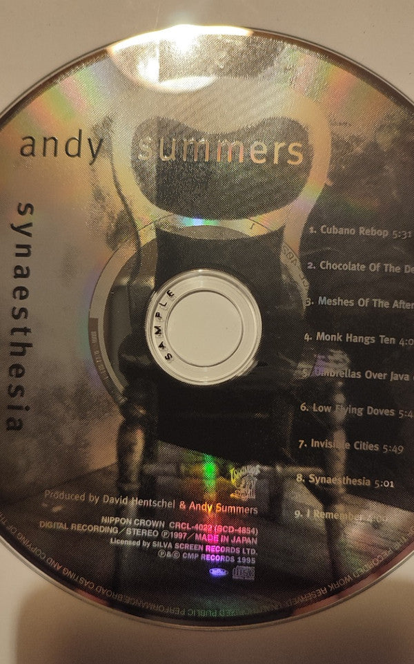Andy Summers : Synaesthesia (CD, Album, Promo)