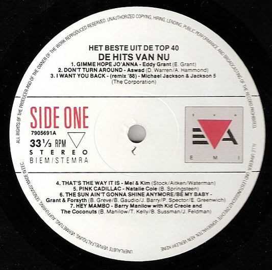 Various : Het Beste Uit De Top 40 - De Hits Van Nu (LP, Comp)