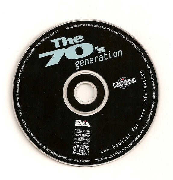 Various : Now The Music • The 70's Generation (CD, Comp)