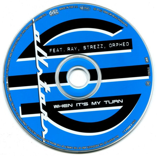 VIP Allstars Feat. Raymond Lothar Slijngaard, Strezz (2), Orpheo : When It's My Turn (CD, Maxi)