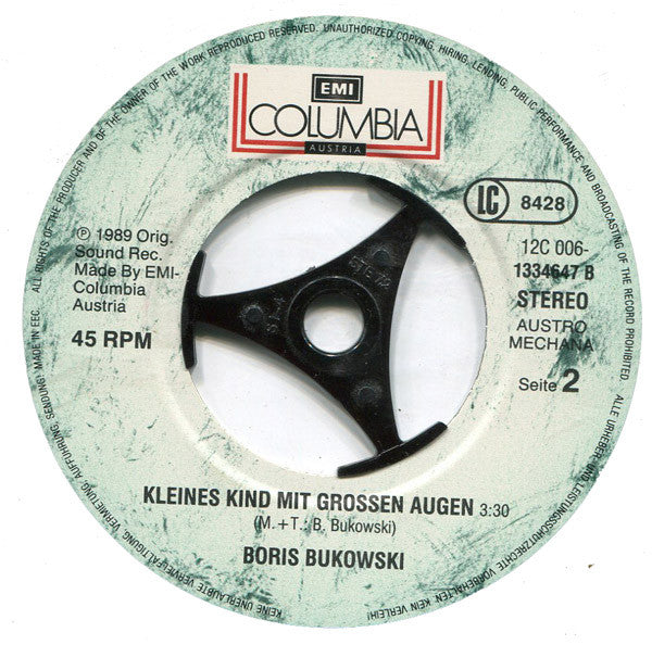 Boris Bukowski : Fandango (7", Single)