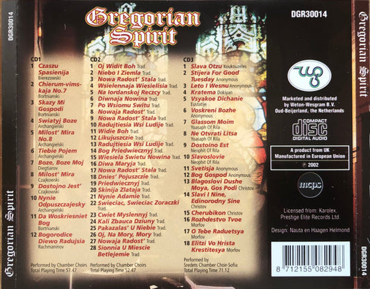 Various : Gregorian Spirit (3xCD, Comp)