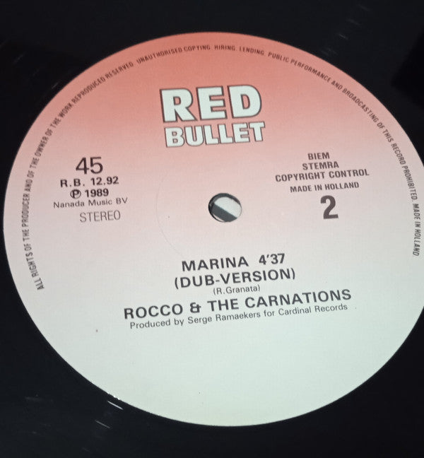 Rocco Granata & The Carnations : Marina (12")
