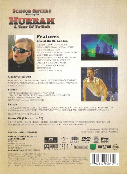 Scissor Sisters : Hurrah A Year Of Ta-Dah (DVD-V + CD)