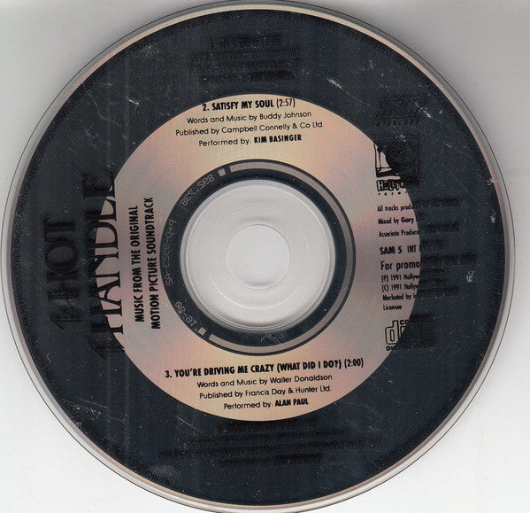 Kim Basinger / Alan Paul : Too Hot To Handle (Music From The Original Motion Picture Soundtrack) (CD, Promo, Smplr)