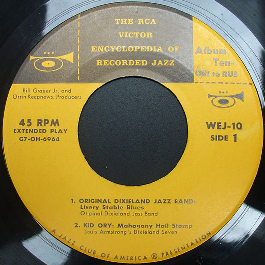 Various : The RCA Victor Encyclopedia Of Recorded Jazz: Album 10 - Ori To Rus (2x7", EP, Comp)