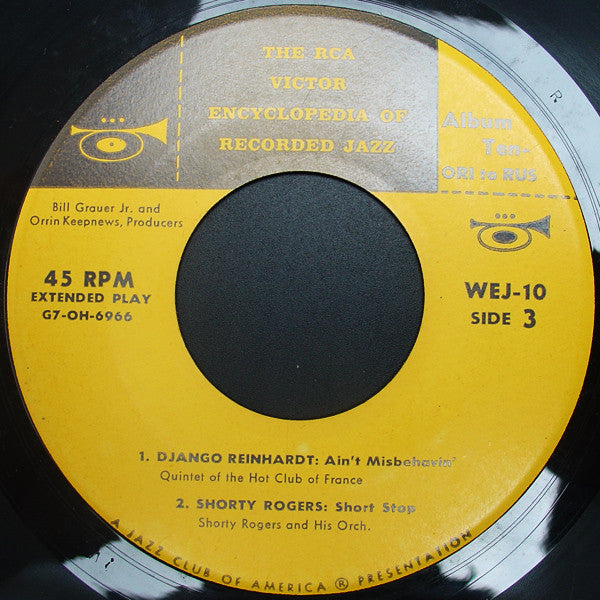 Various : The RCA Victor Encyclopedia Of Recorded Jazz: Album 10 - Ori To Rus (2x7", EP, Comp)