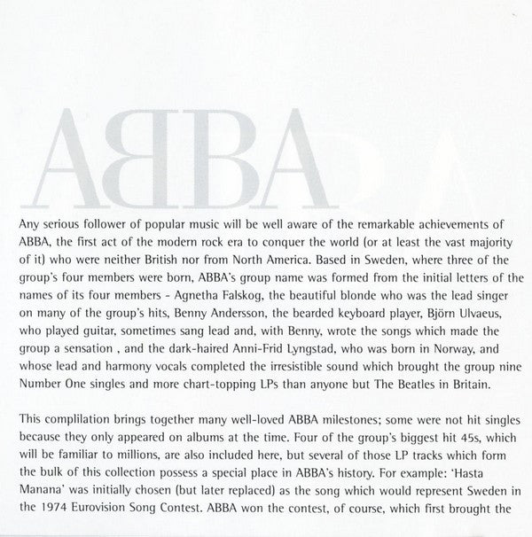 ABBA : ABBA (CD, Comp)