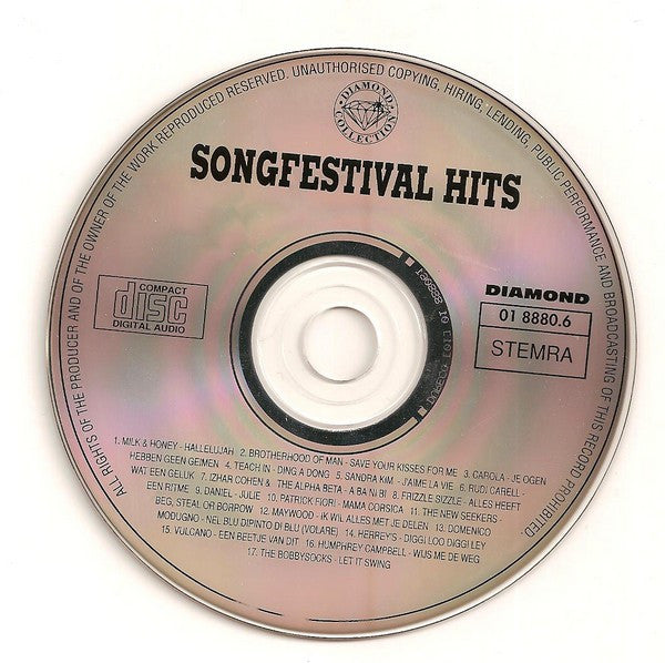 Various : Songfestival Hits (CD, Comp)
