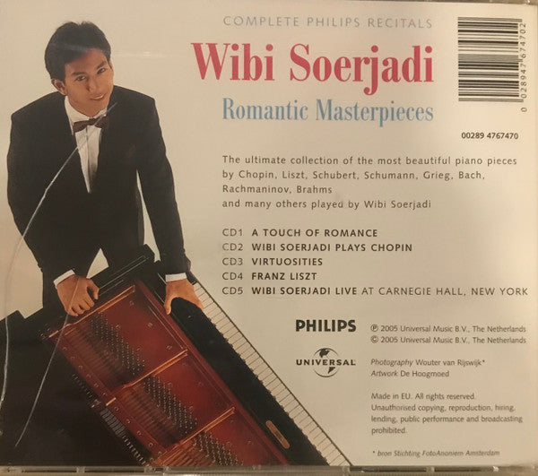 Wibi Soerjadi : Romantic Masterpieces (5xCD, Album)