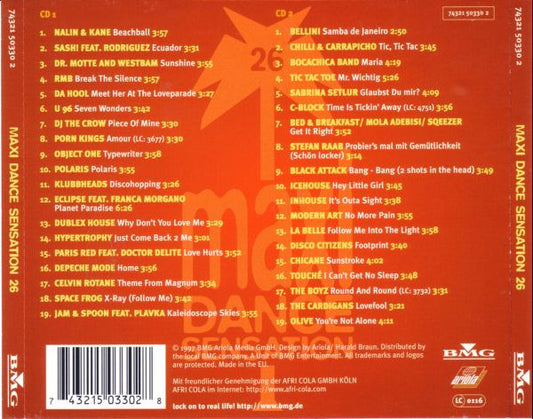 Various : Maxi Dance Sensation 26 (2xCD, Comp)