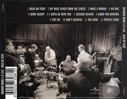Solomon Burke & De Dijk : Hold On Tight (CD, Album)