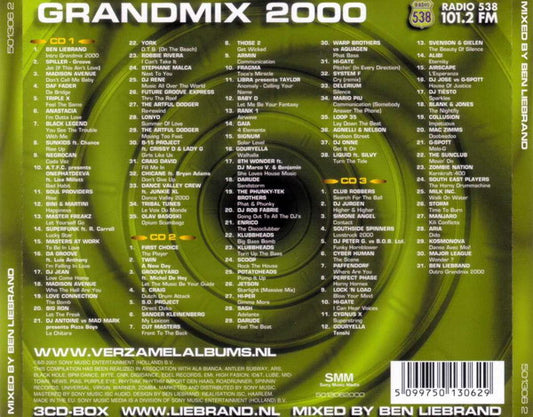 Ben Liebrand : Grandmix 2000 (3xCD, Mixed)