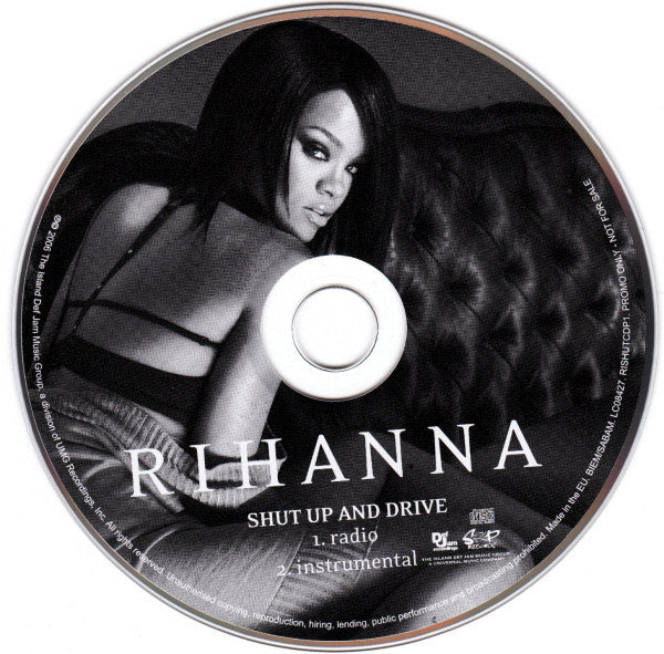 Rihanna : Shut Up And Drive (CD, Single, Promo)