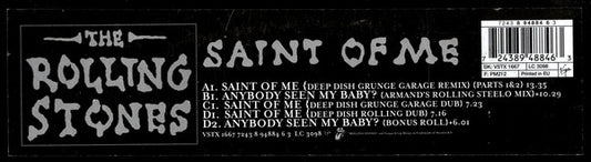 The Rolling Stones : Saint Of Me (2x12", Single)