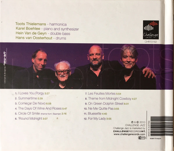 Toots Thielemans : European Quartet Live (CD, Album)