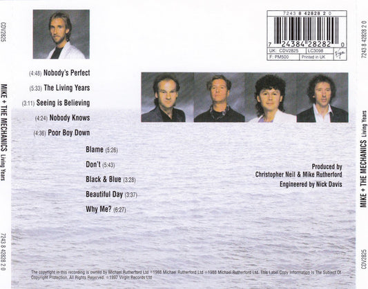 Mike & The Mechanics : Living Years (CD, Album, RE)