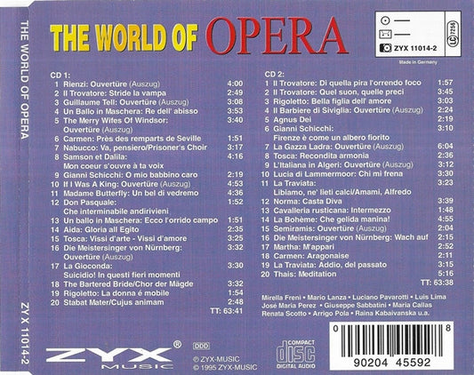 Various : The World Of Opera (2xCD, Comp, RE)