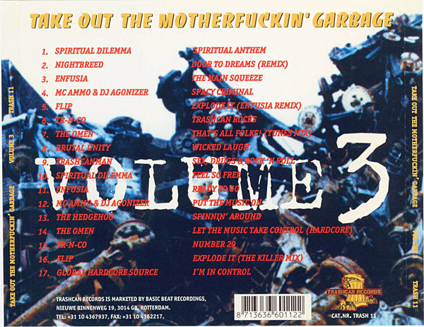 Various : Take Out The Motherfuckin' Garbage Volume 3 (CD, Comp)