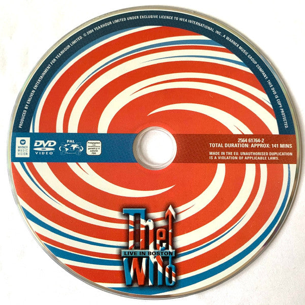 The Who : Live In Boston (DVD-V, Copy Prot., Multichannel, PAL)