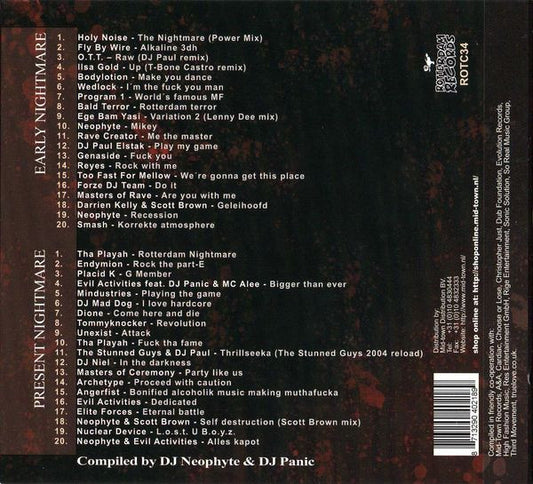 DJ Neophyte & DJ Panic : A Nightmare In Rotterdam - The Legend Returns (2xCD, Comp)