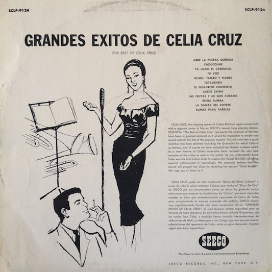 Celia Cruz Con La Sonora Matancera : Grandes Exitos De Celia Cruz (LP, Album, Comp, RE)