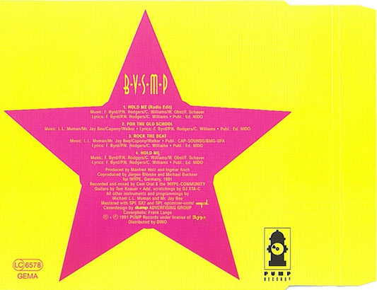 B.V.S.M.P. : Hold Me (CD, Maxi)