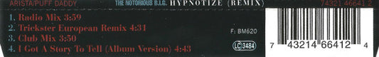 Notorious B.I.G. : Hypnotize (Remix) (CD, Maxi)