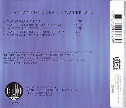 Atlantic Ocean : Waterfall (CD, Maxi)