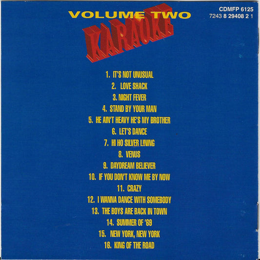 Various : Pioneer Karaoke Volume Two (CD, Comp)