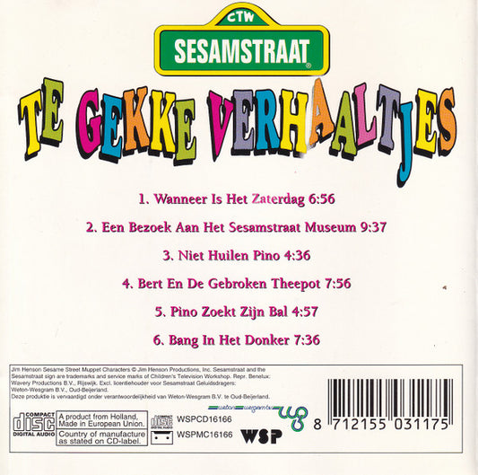 Sesamstraat : Te Gekke Verhaaltjes (CD, Album)