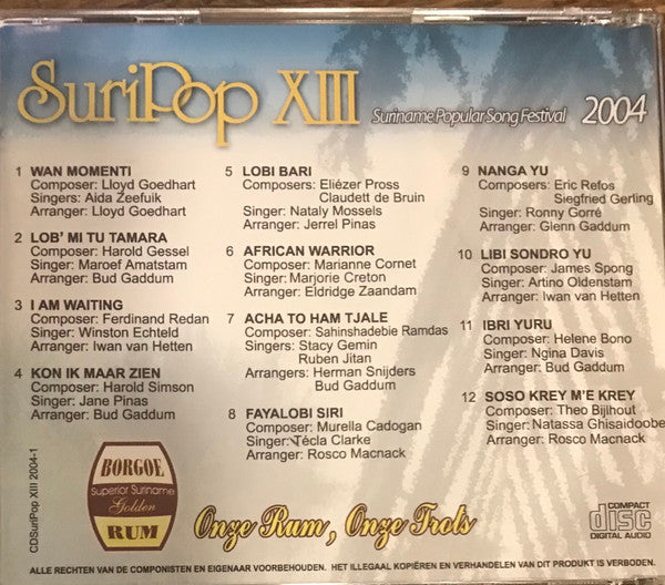 Various : SuriPop XIII (CD, Album)